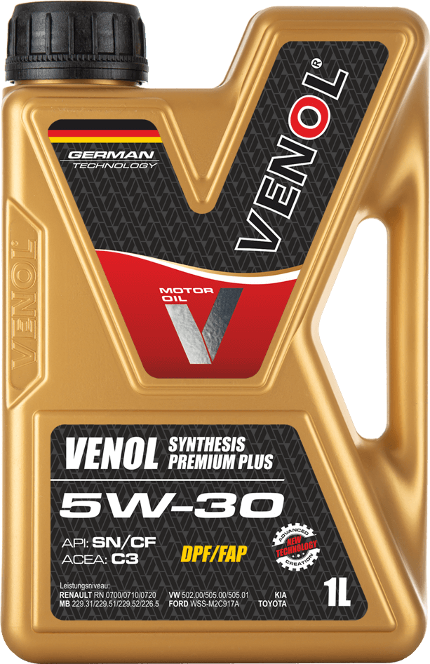 OLEJ_SILNIKOWY_VENOL SYNTHESIS PREMIUM PLUS SN CF 5W30 C3 1L
